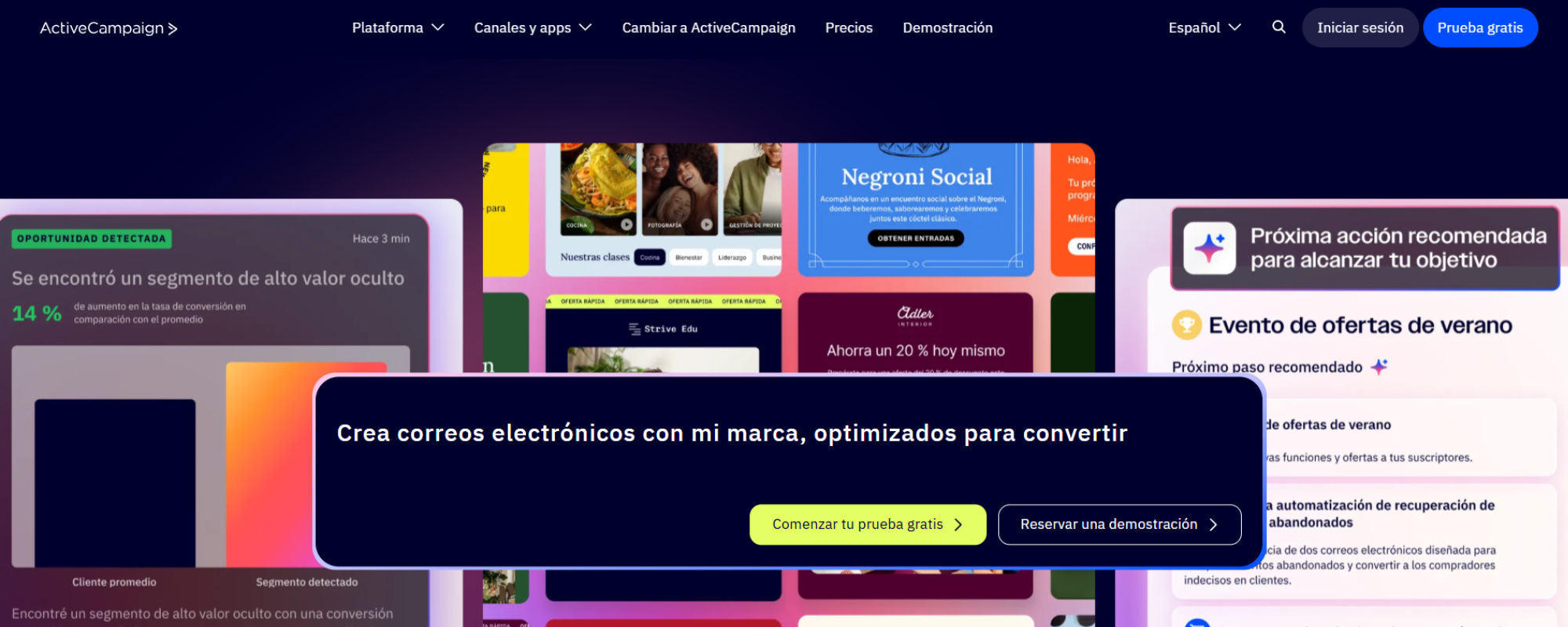 mejores herramientas para automatizar mi negocio online, ActiveCampaign