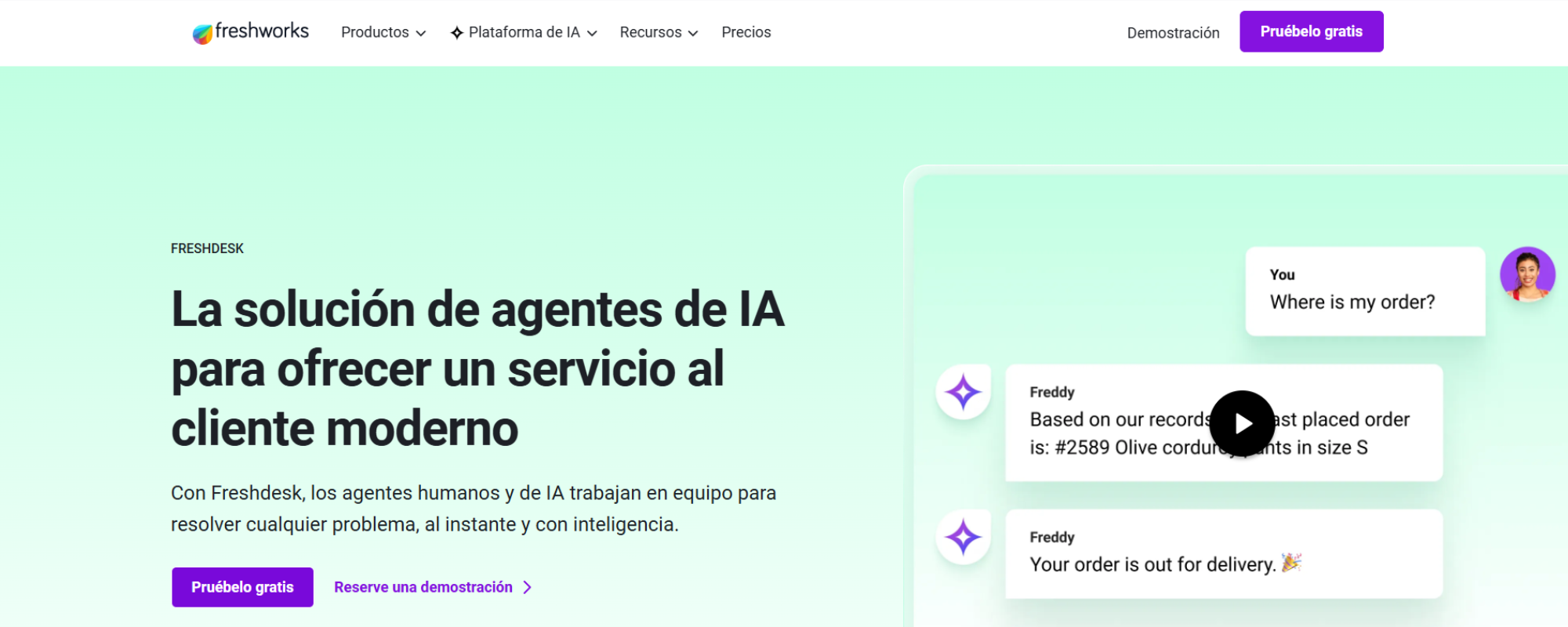 mejores herramientas para centralizar las consultas de mi negocio, Freshdesk