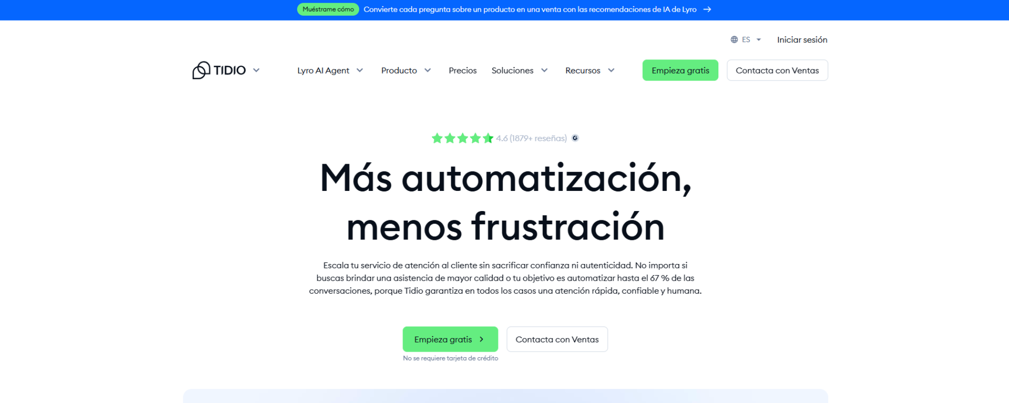 Mejores herramientas de IA para WhatsApp, Tidio