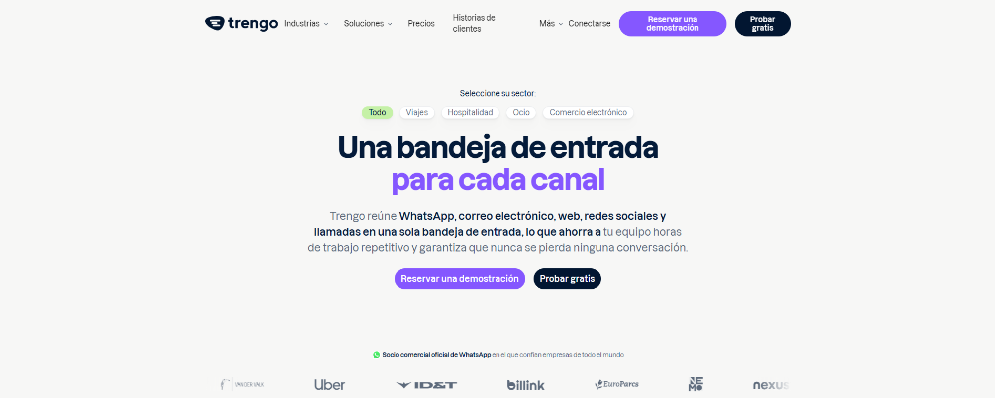 mejores herramientas de comercio conversacional, Trengo